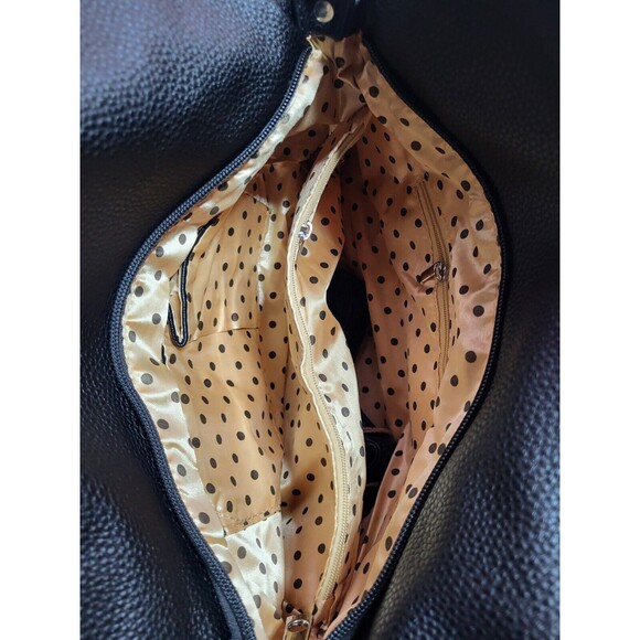 Boho Flower Blue Rhinestone Covered Floral Pattern Handbag Purse - Picture 3 of 9